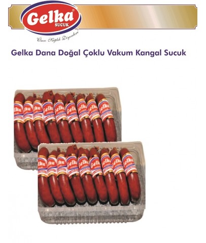 Gelka Dana Doğal Çoklu Vakum Kangal Sucuk (1 KG)