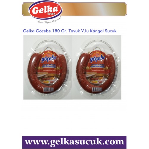 Gelka Göçebe 180 Gr. Tavuk Vakumlu Kangal Sucuk