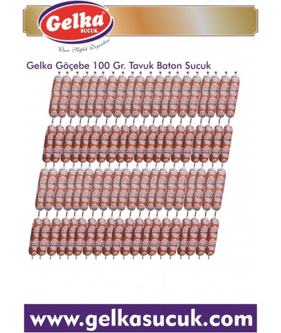 Gelka Göçebe 100 Gr. Tavuk Baton Sucuk