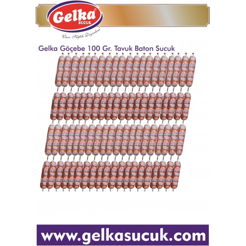 Gelka Göçebe 100 Gr. Tavuk Baton Sucuk