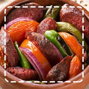 Fırında Gelka Sucuk Kebabı