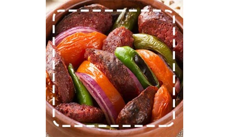 Fırında Gelka Sucuk Kebabı