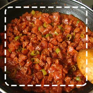 Gelka Sucuklu Sebze Yemeği 